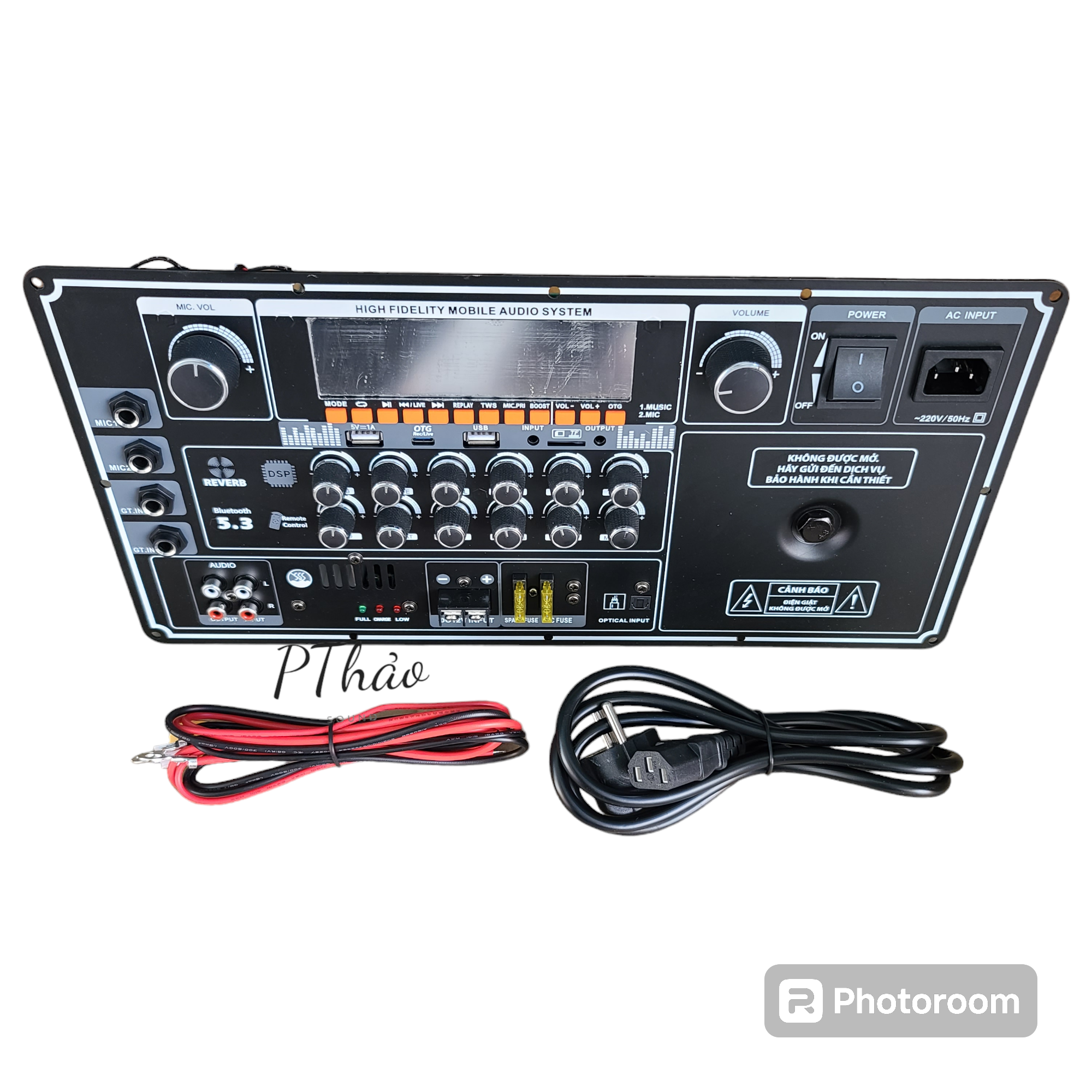 Mạch Loa Kéo DSP V152 Echo Reverb Công Suất Lớn 420W Loa Đôi
