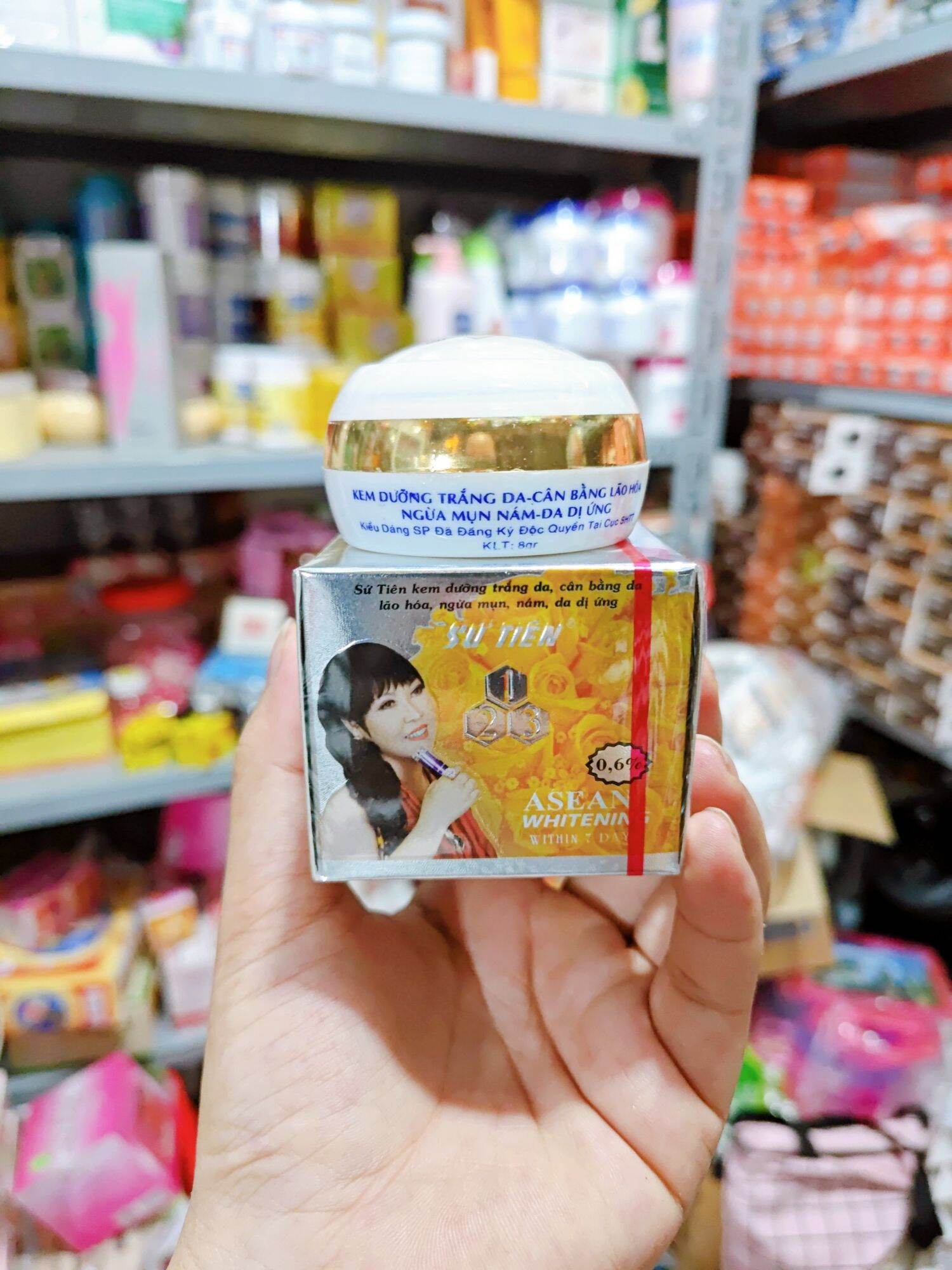 Kem dưỡng trắng, chống nắng, mờ sạm sứ tiên trắng