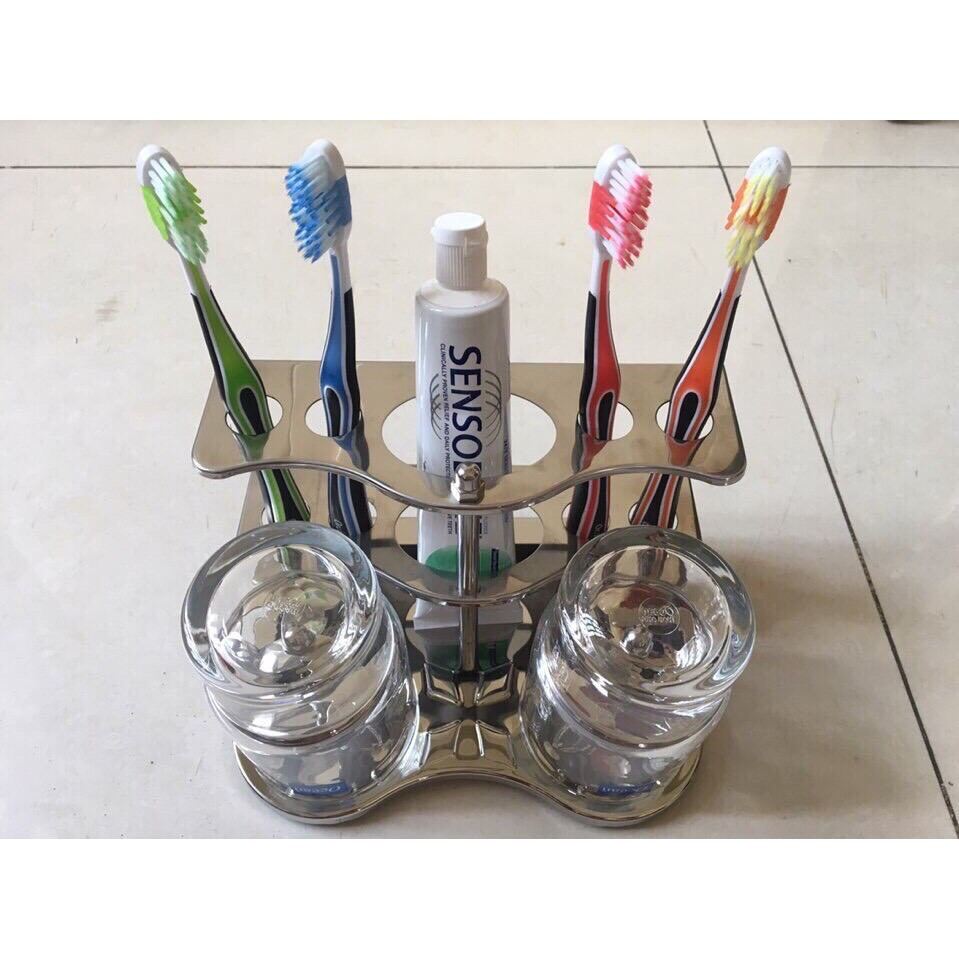 BÁO GIÁ Kệ Bàn Chải Đánh Răng | Shopee Lazada Sendo Tiki mới nhất 44 🪥Kệ bàn chải đánh răng inox 304-Kệ bàn chải,kem đánh răng,kệ ly