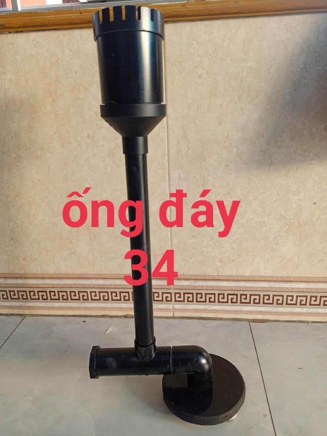 combo hút mặt + hút đáy hồ cá cho các dòng bơm công suất to nhỏ đều đc  nấm đáy bằng đá - 4