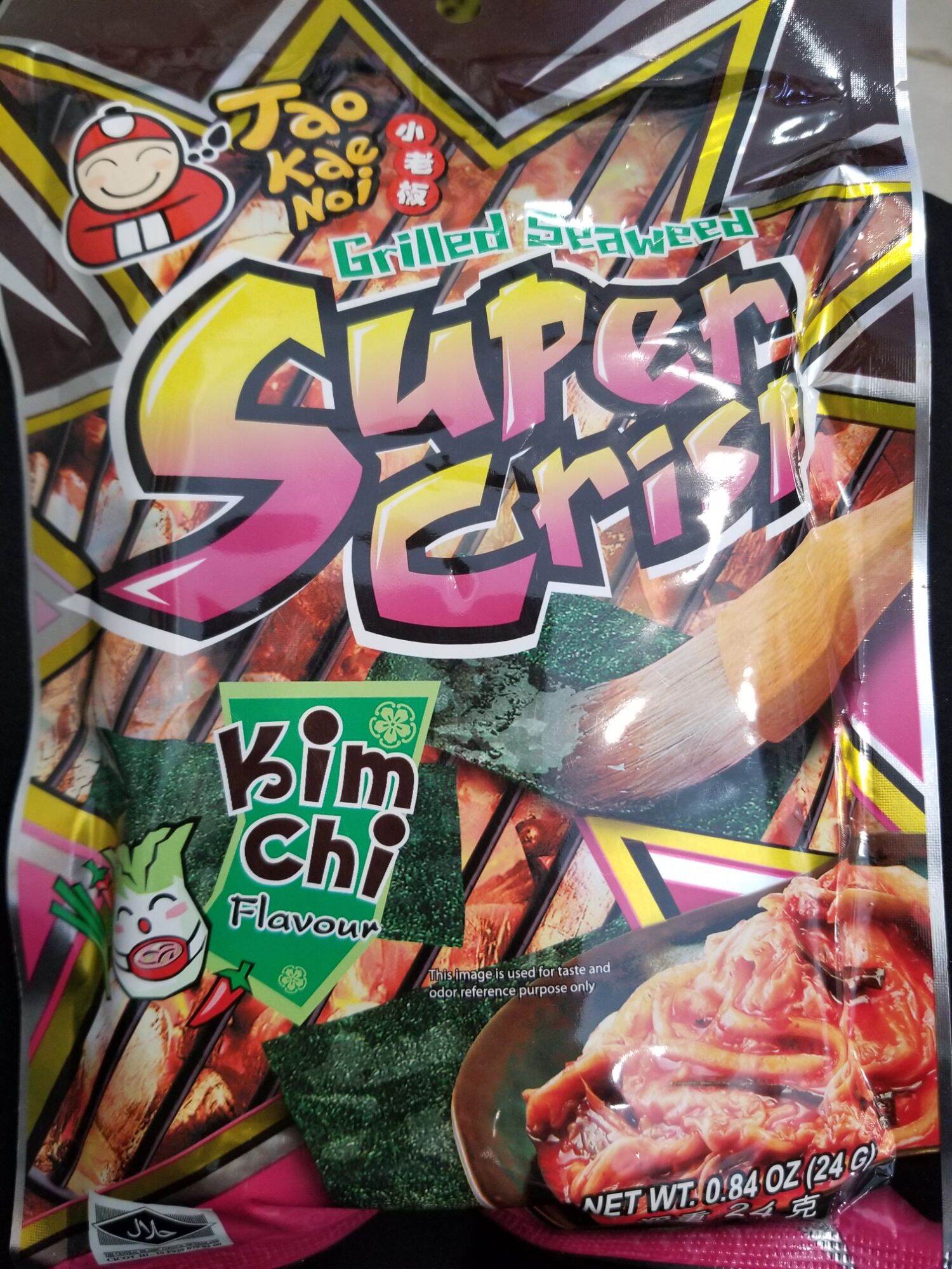Rong biển TKN SUPER CRISP vị Kim Chi 24g