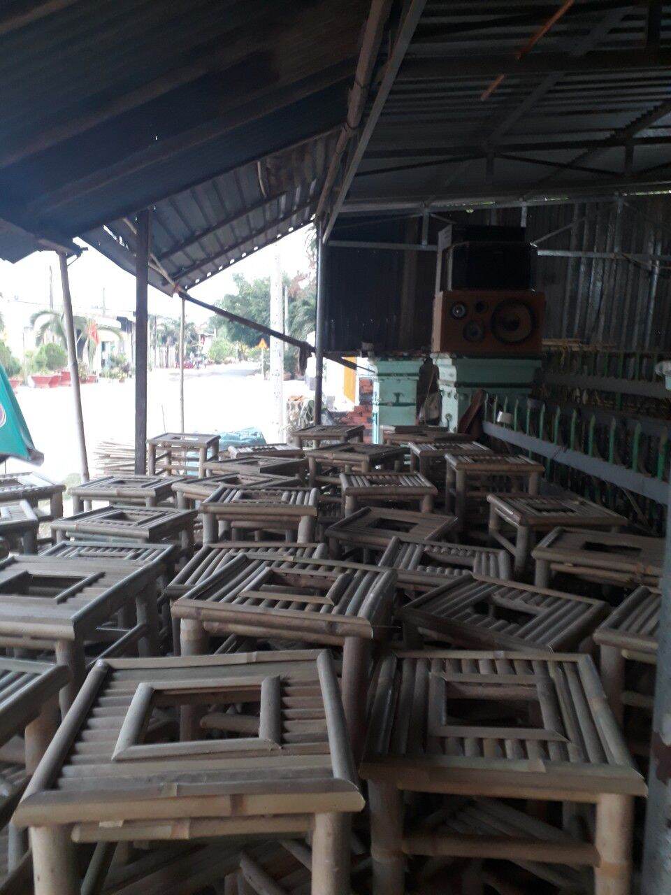 ghế xông hơ [viền lỗ]