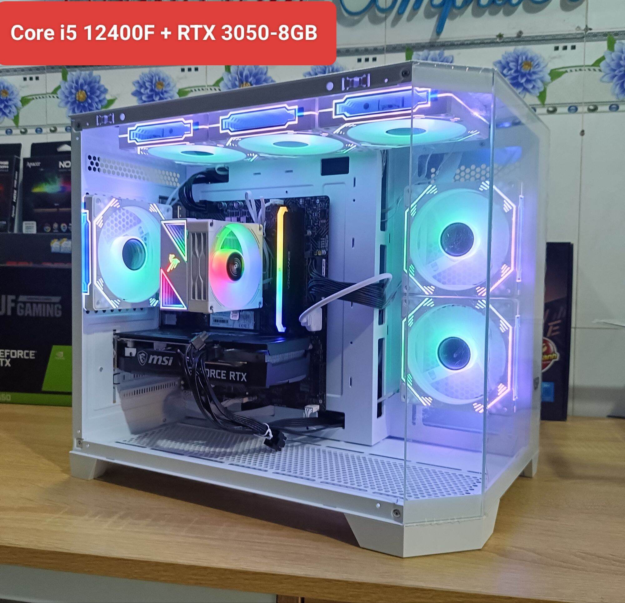 Thùng PC Core i5 12400F + RTX 3050-8GB + Ram 16GB+ SSD M2 512GB Giá 15,500,000 Đồng*Miễn phí vận chuyển