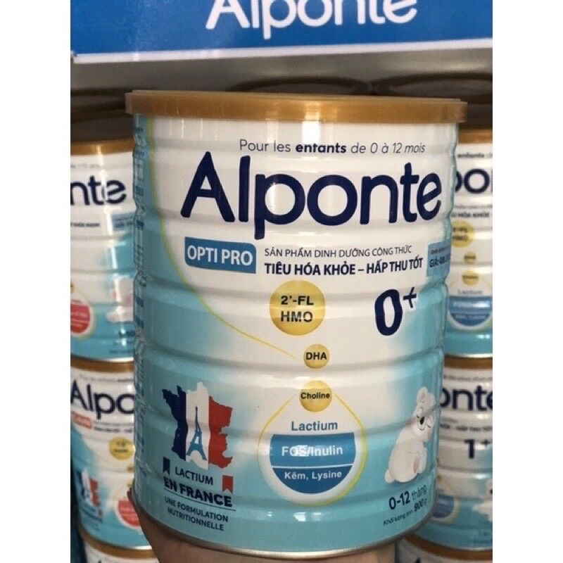 Sữa bột Alponte Optipro 0+ lon 800g