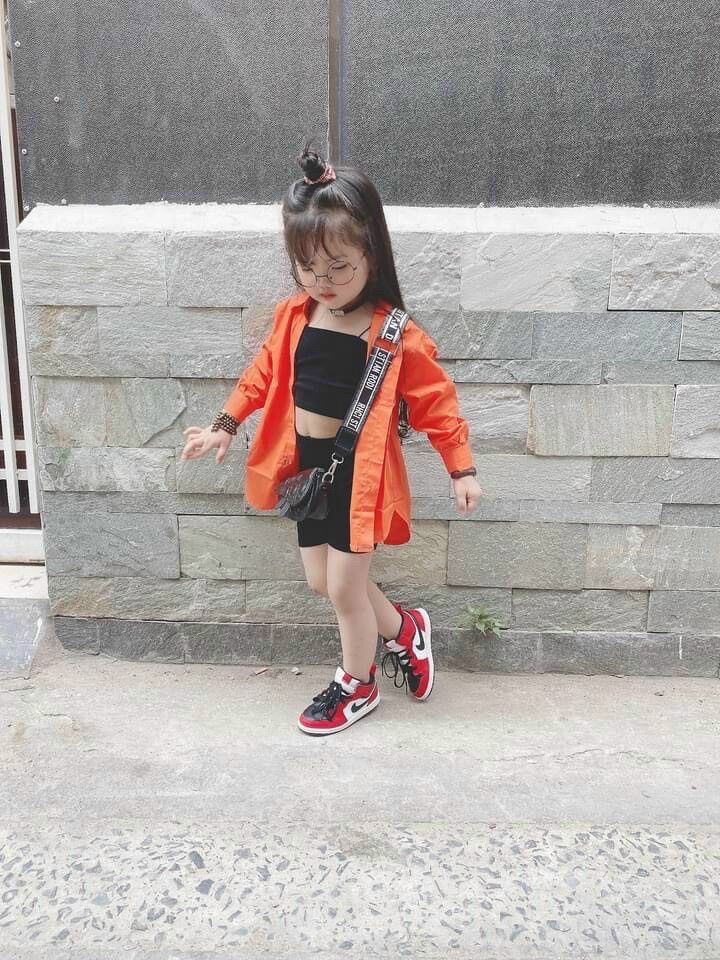 Áo sơ mi cao cấp cho bé gái