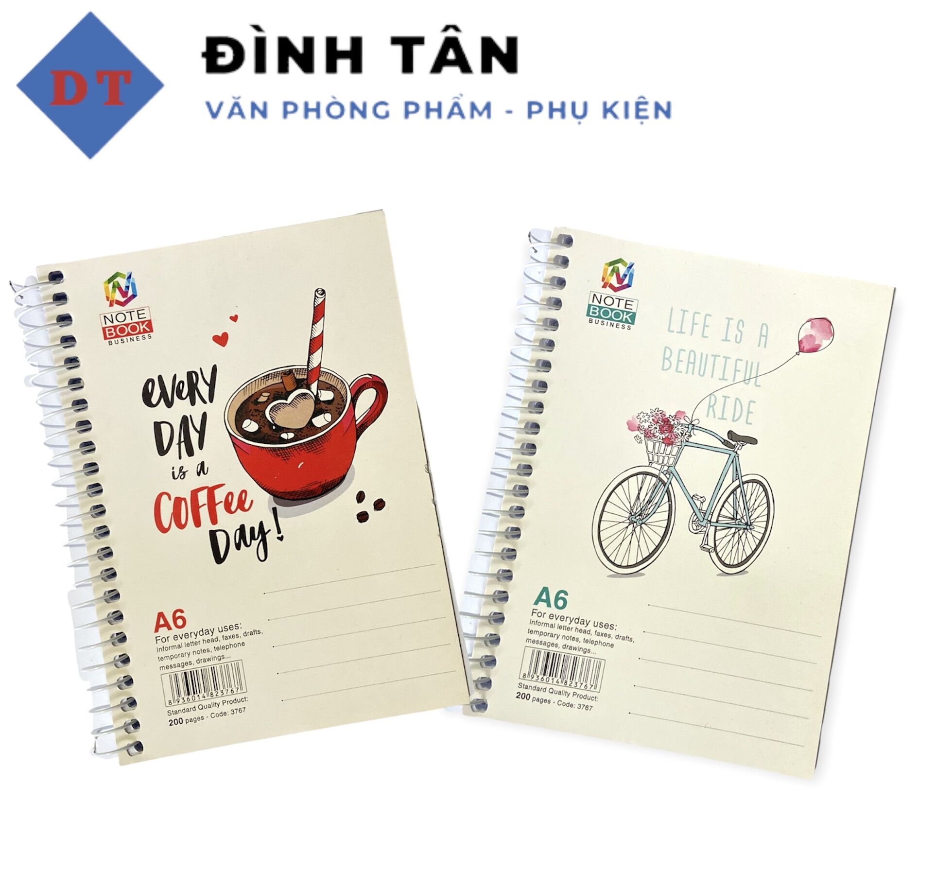 Sổ Lò Xo A6 200 Trang Hải Tiến