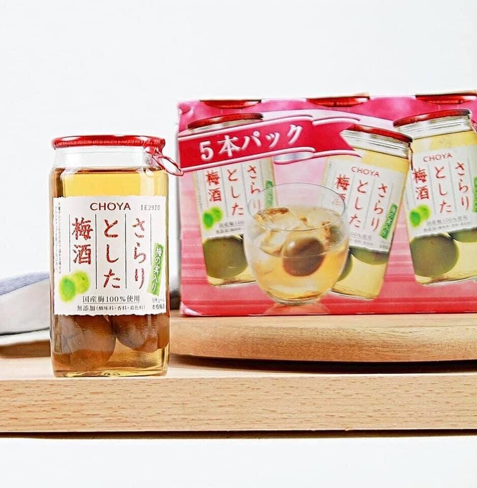 (Siêu ngon-rẻ) Combo 5 chai nước mơ xanh Choya 160ml Nhật Bản