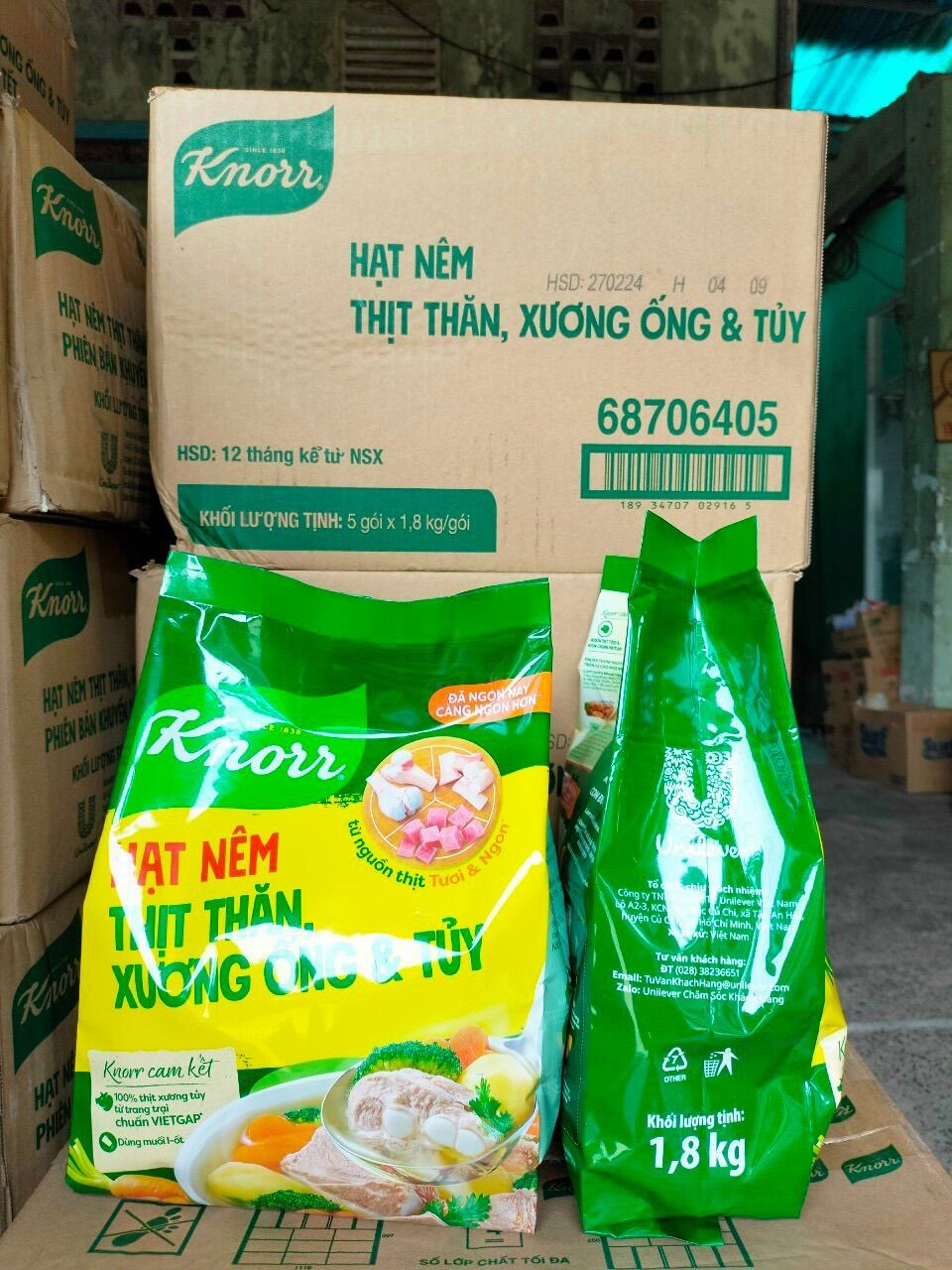 Hạt nêm knorr 170gr - 1.8kg