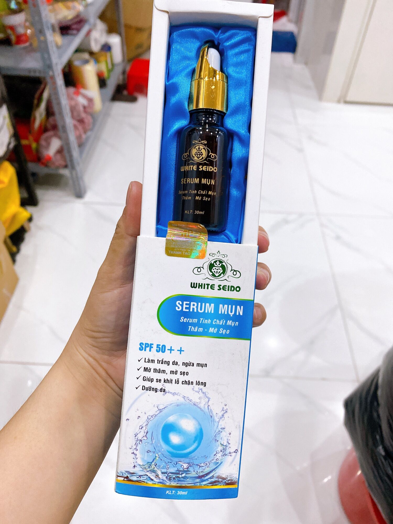 Serum White Seido Giảm Mụn ,Mờ Sẹo Thâm ,30ml