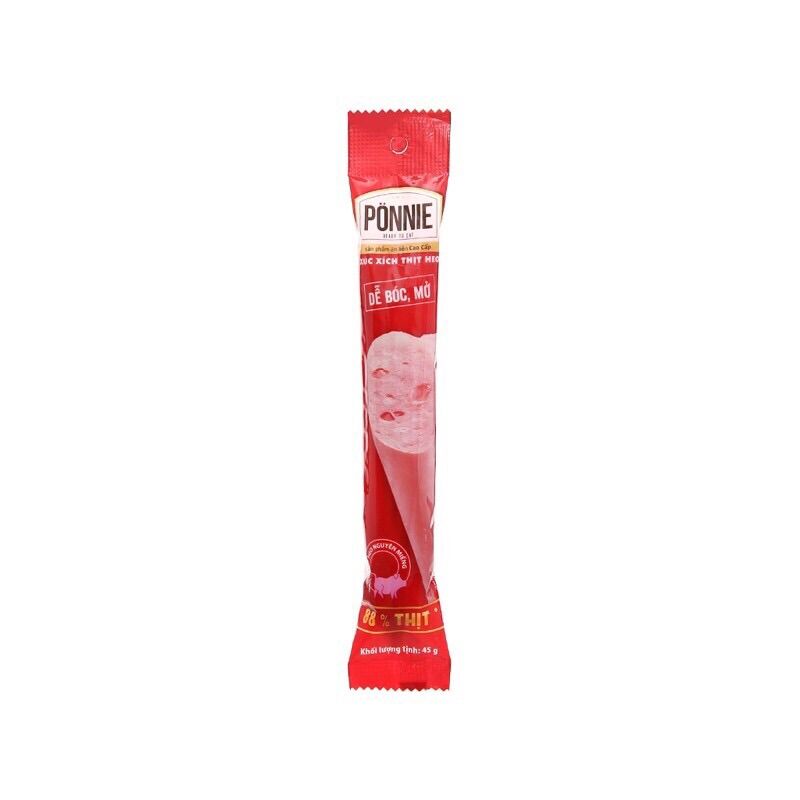 Xúc Xích Ponnie Nhân Phô Mai 45G (1 Cây)