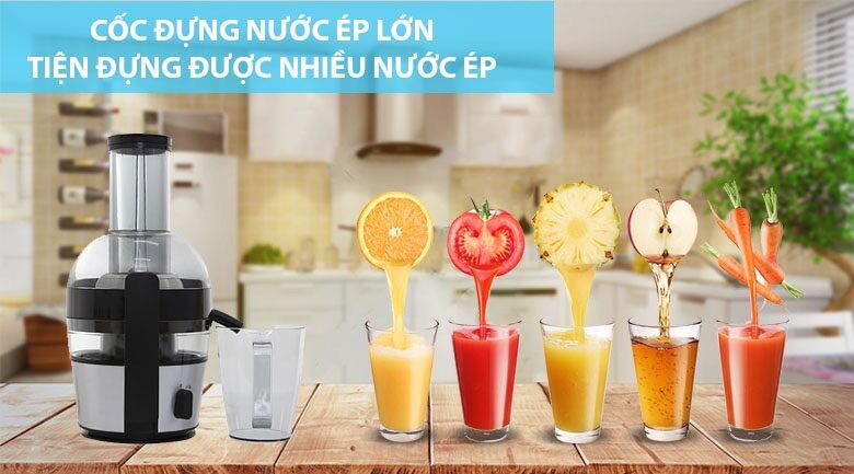 [Mới 100%] Máy ép trái cây Philips HR1863 - Hàng Chính Hãng