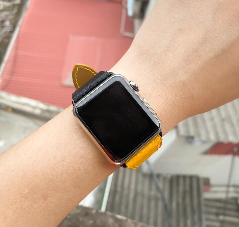 Dây da apblewatch( dây da khâu tay hàng xịn)