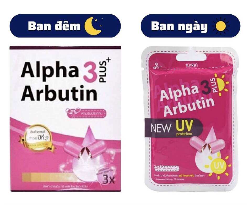 Kích Trắng Alpha Arbutin Vĩ 10 Viên