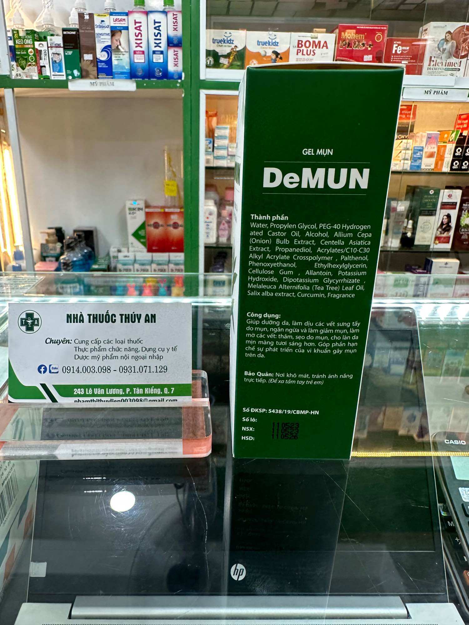 GEL MỤN DEMUN sạch mụn trứng cá da sạch hết thâm (hộp 20g)