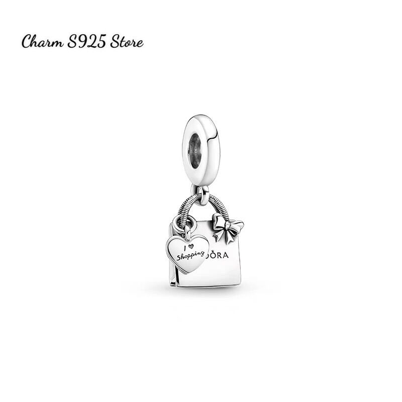 Charm pandora Ale hình chiếc giỏ xách bạc s925 cao cấp