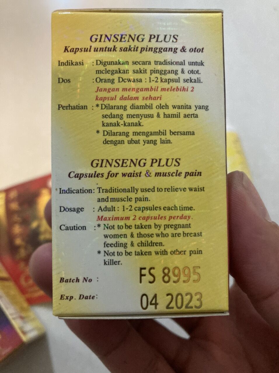 Nhân Sâm Phong Thấp Đẳng Cấp Sâm Chính Hãng