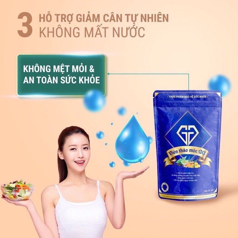 Viên thảo mộc giảm cân gg ( giảm cân từ 3-8 kg)