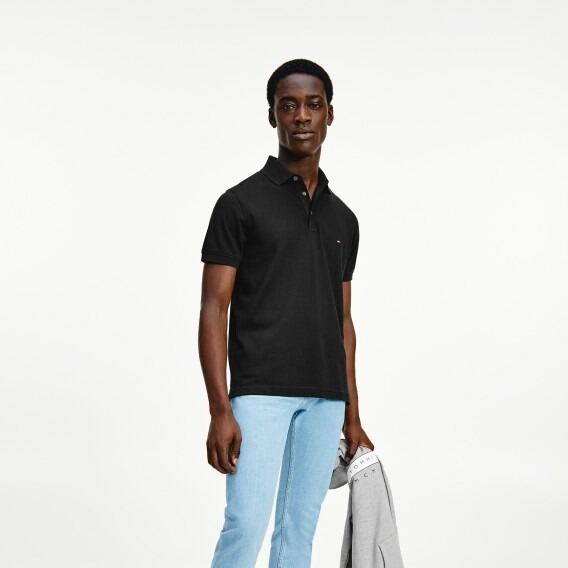 TOMMY HILFIGER  - Áo Polo Nam Tay Ngắn Core 1985 Slim Polo MW0MW17771BDS