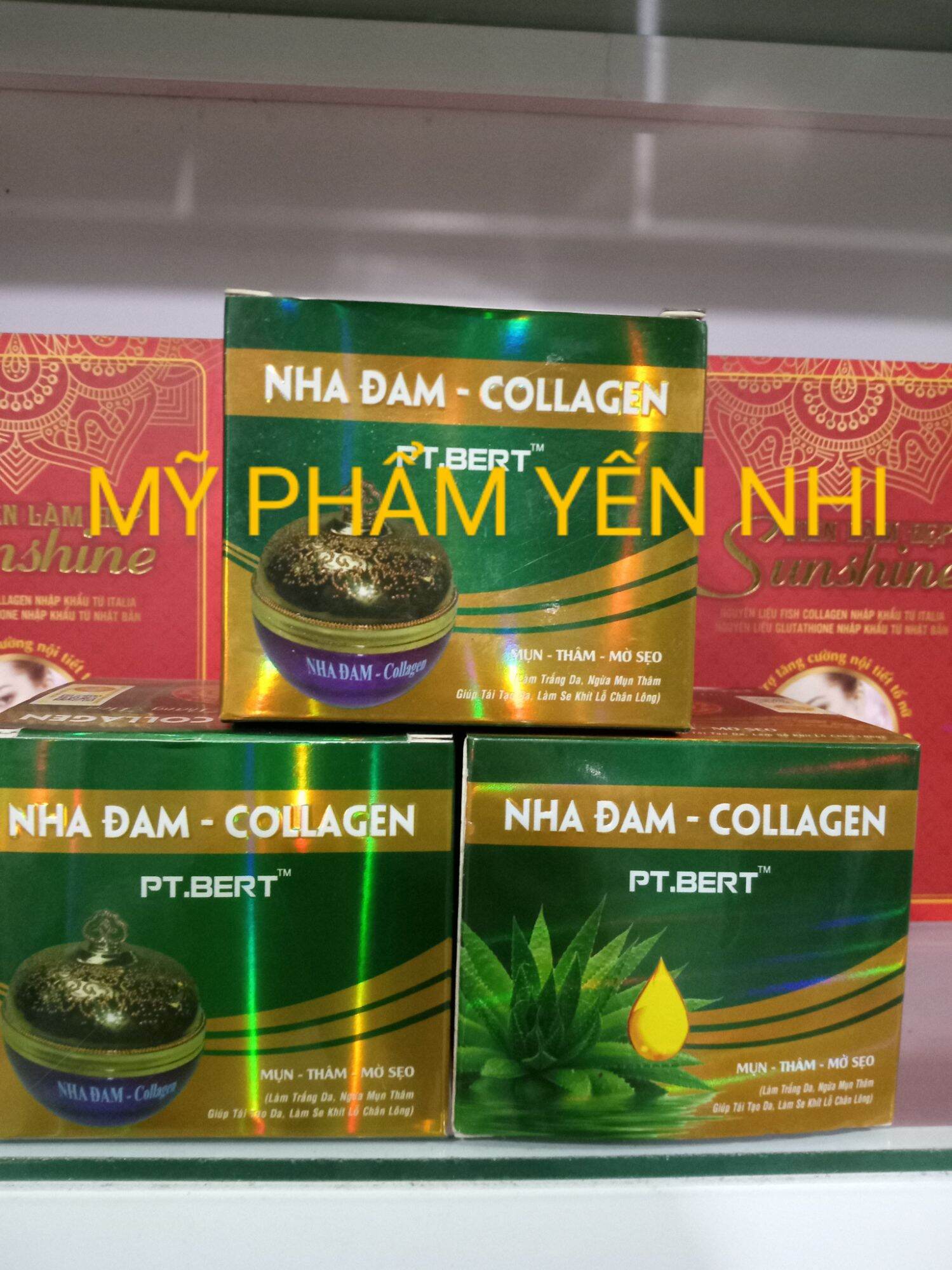 Kem nha đam pt bert Collagen mụn thâm mờ sẹo ( hộp15g, 20g, 30g)