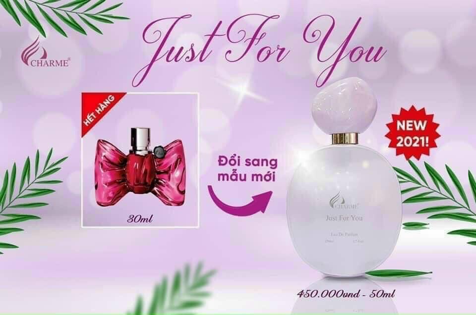 [HCM]Nước hoa nữ Just for you  50ml . ( có túi )