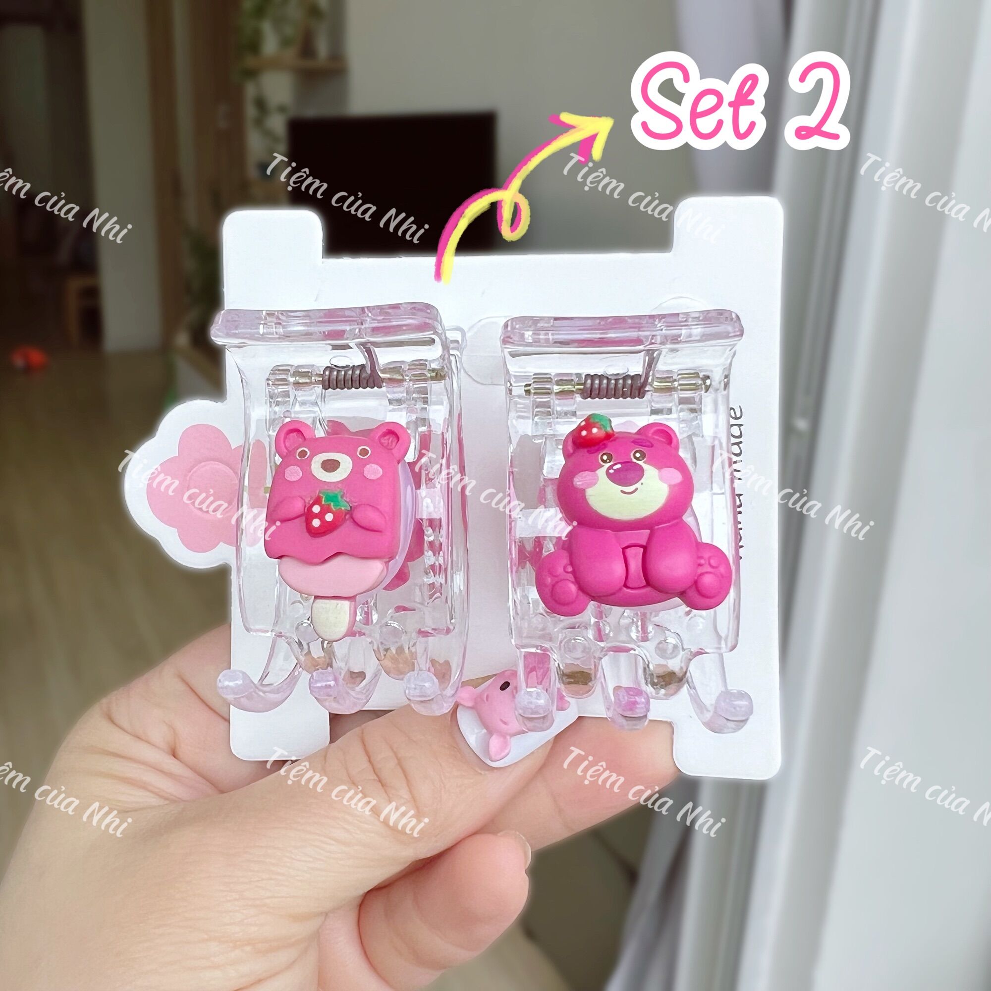 KẸP CÀNG CUA 5 RĂNG GẤU DÂU LOTSO