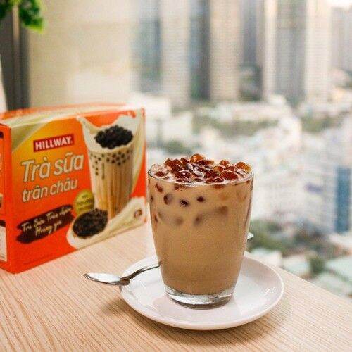 (COMBO 3 HỘP)_3 HỘP TRÀ SỮA TRÂN CHÂU HILLWAY VỊ TRUYỀN THỐNG(240gr)