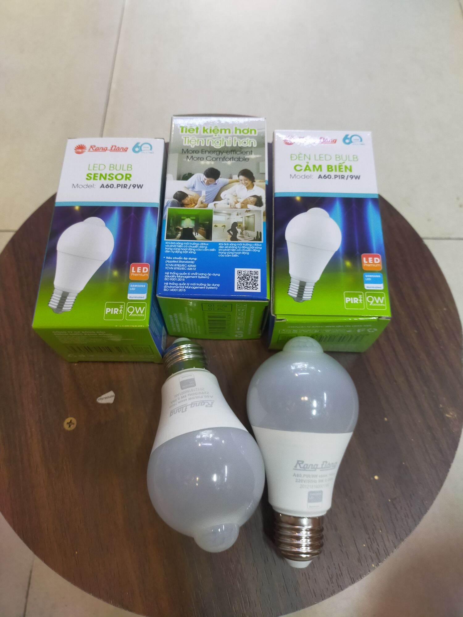 Led bulb cảm biến 9w rạng đông