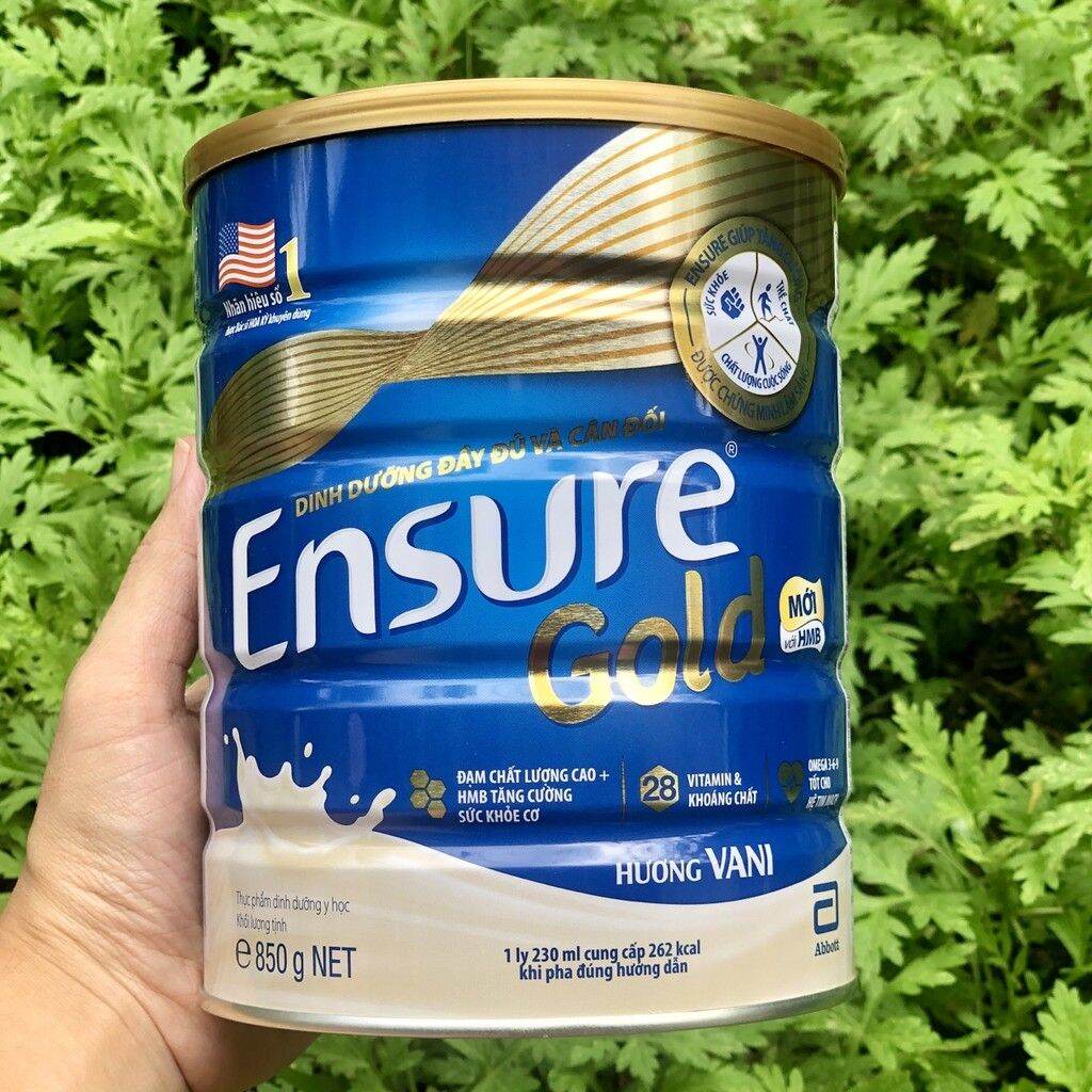 Sữa Ensure Gold Hương Vani 850G Date 2023