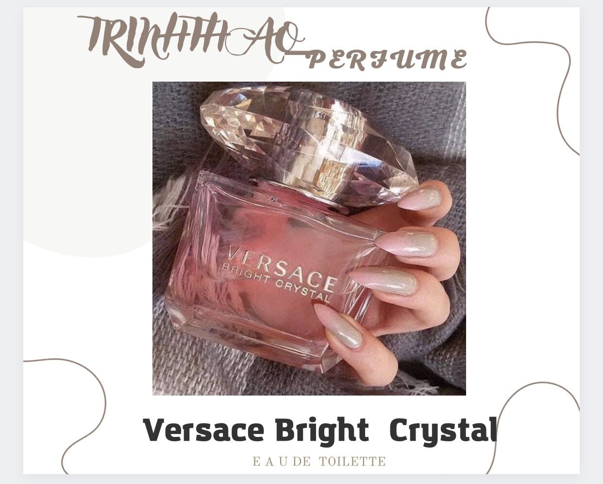 {Hàng chính hãng} Nước hoa Versace Bright Crystal  EDT 90ml