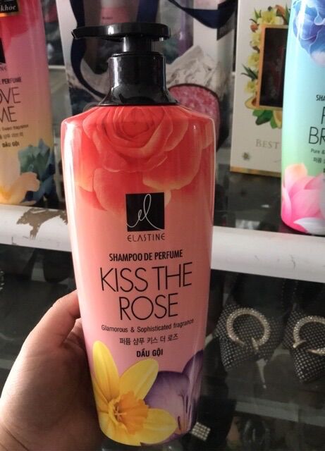 Dầu gội elastine 600ml kiss the rose