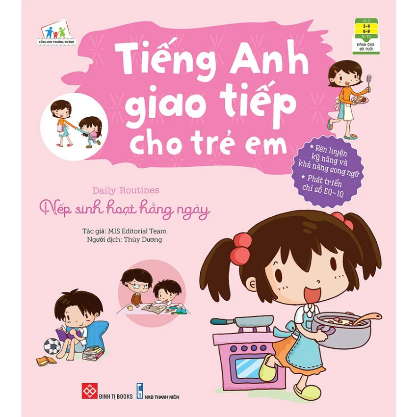 Sách - Combo 3 cuốn: Tiếng Anh giao tiếp cho trẻ em