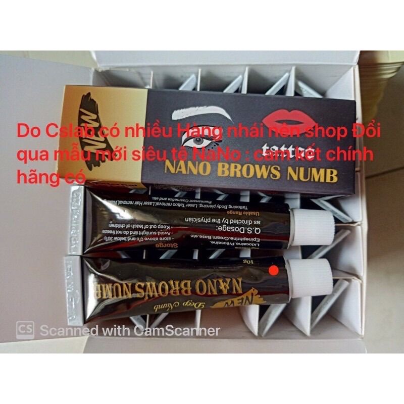 Tê Kem Nano Brows Numb Master Phun Xăm