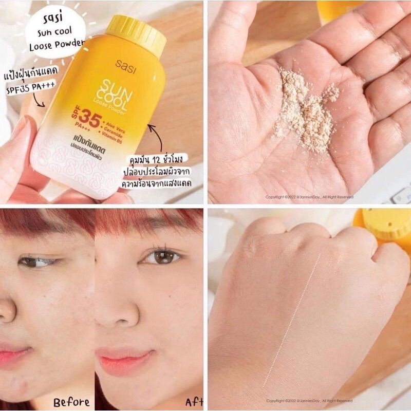 Phấn Phủ Sasi Thái Trang Điểm Kiềm Dầu Chống Nắng