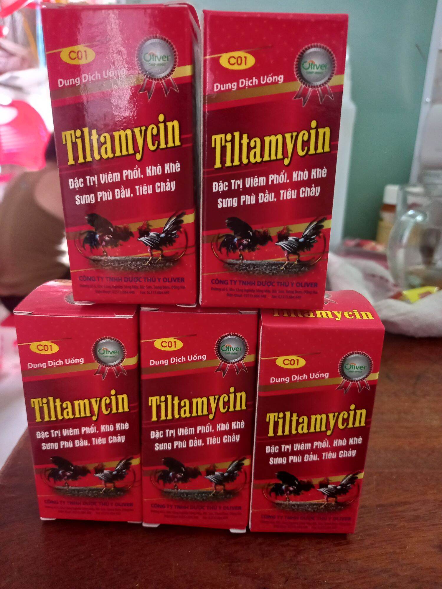Dung dịch uống tiltamycin chuyên cho gà,lọ 10ml,30000/lọ