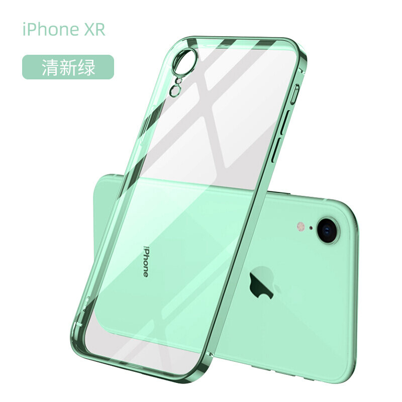 Ốp Điện Thoại Iphone XR Camera Cạnh Thẳng Đổi Thành GIÂY 12 Bọc Toàn Bộ Camera Mạ Điện Trong Suốt Chống Rơi Silicon iPhone XR Ốp Bảo Vệ Ipxr Cao Cấp Siêu Mỏng Nam Nữ Mẫu Mới Thương Hiệu Thời Trang Cá Tính Sáng Tạo