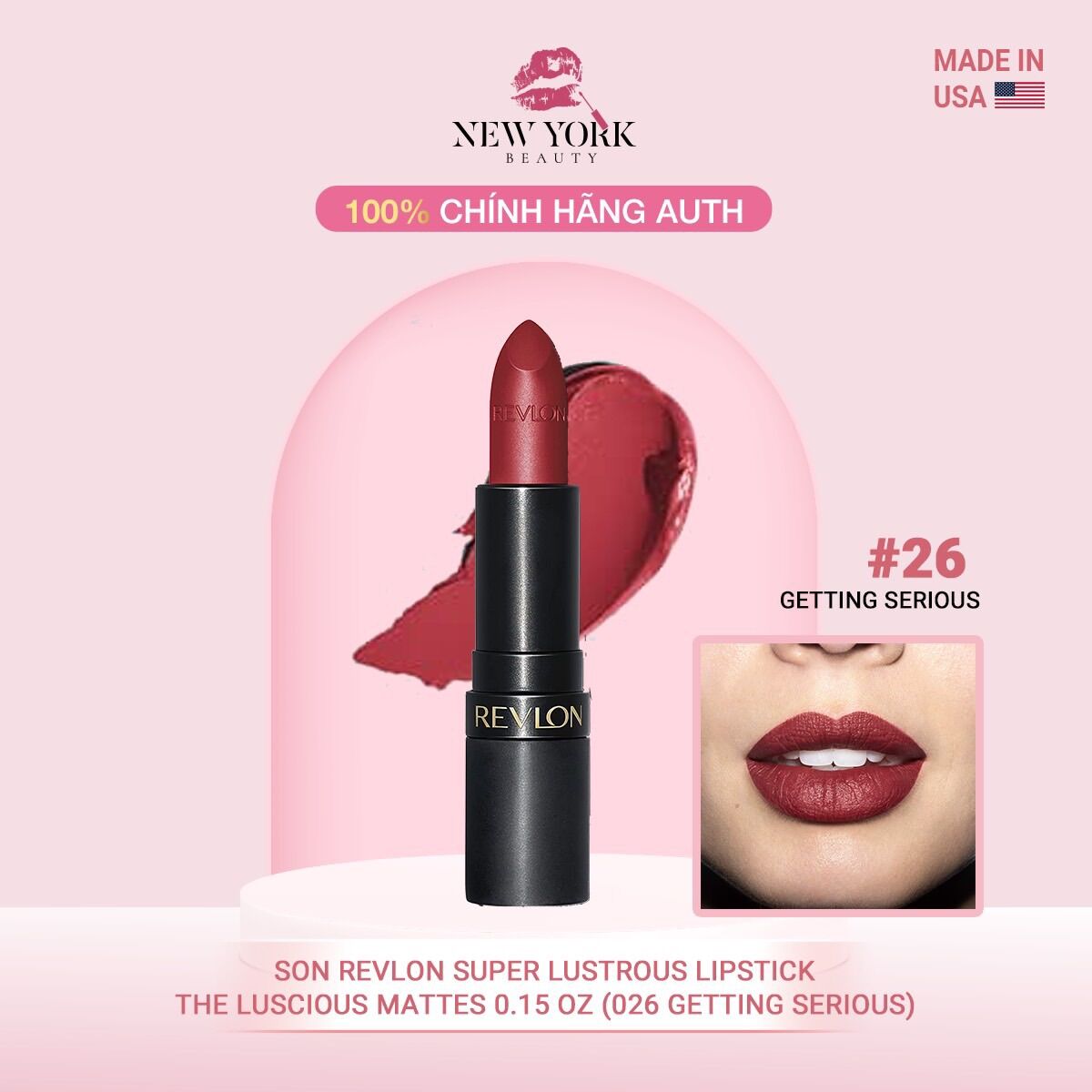 SON THỎI REVLON MỸ