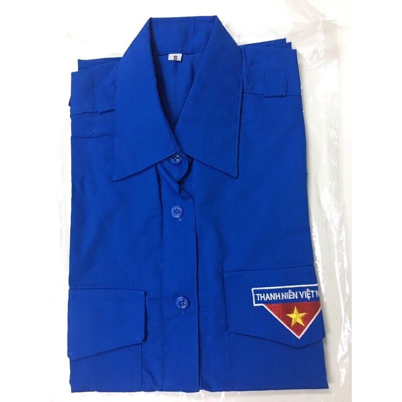 Áo sơ mi đoàn THANH NIÊN logo thêu sắc nét