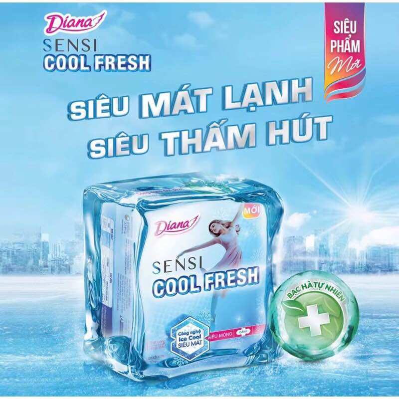 Băng vệ sinh Siêu Mỏng 20 Miếng DIANA Sensi Cool Fresh
