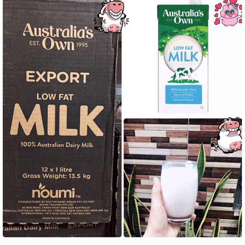 Sữa tươi Devondale/Australia's OWN /Meadow Fresh( thùng 12 hộp loại 1L)