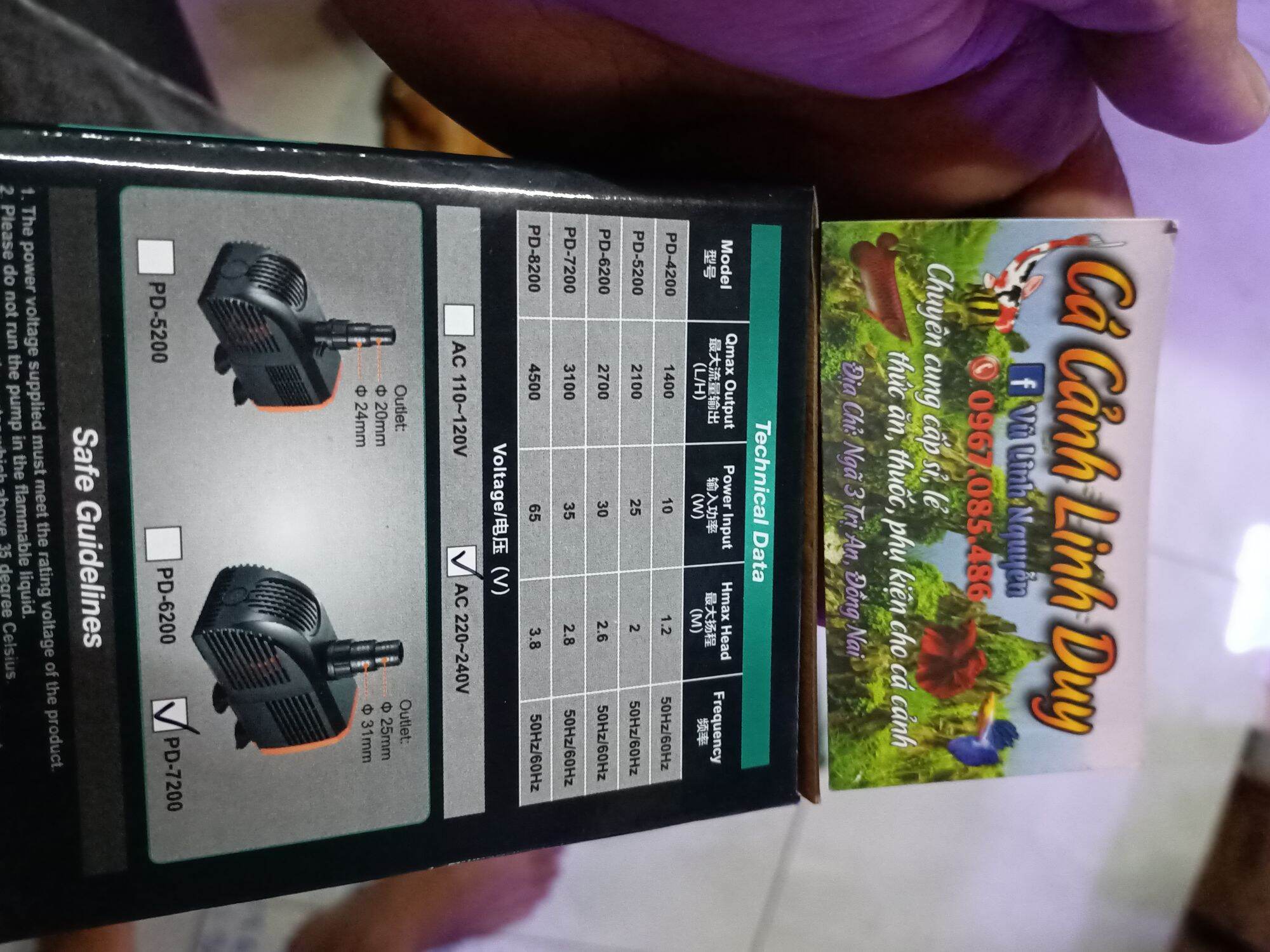 Máy Bơm Periha 7200