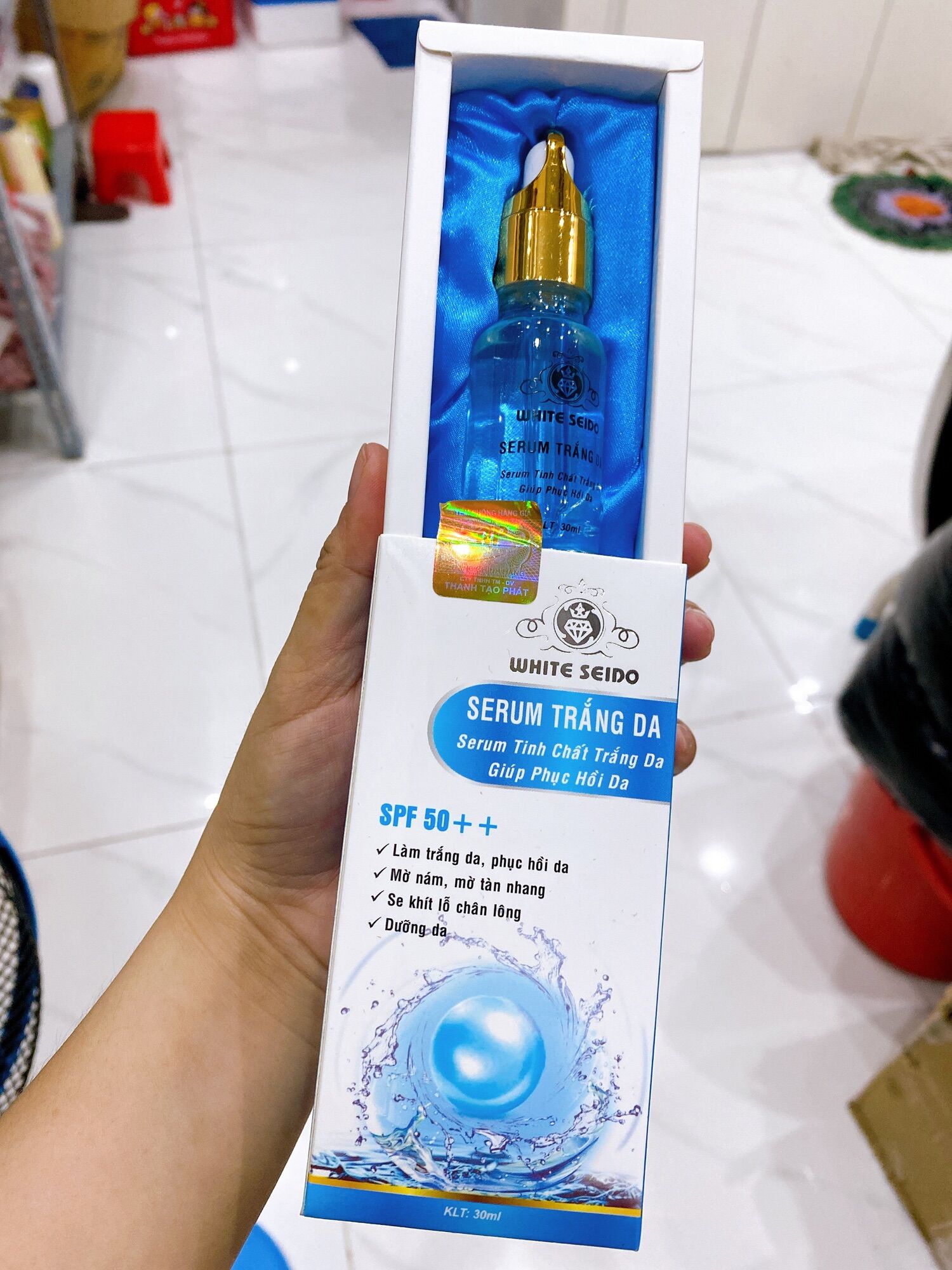 Serum White Seido Dưỡng Trắng Da,Phục Hồi Da ,30ml