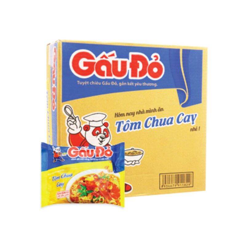 Mì gấu đỏ thùng 30 gói x 65g dai ngon
