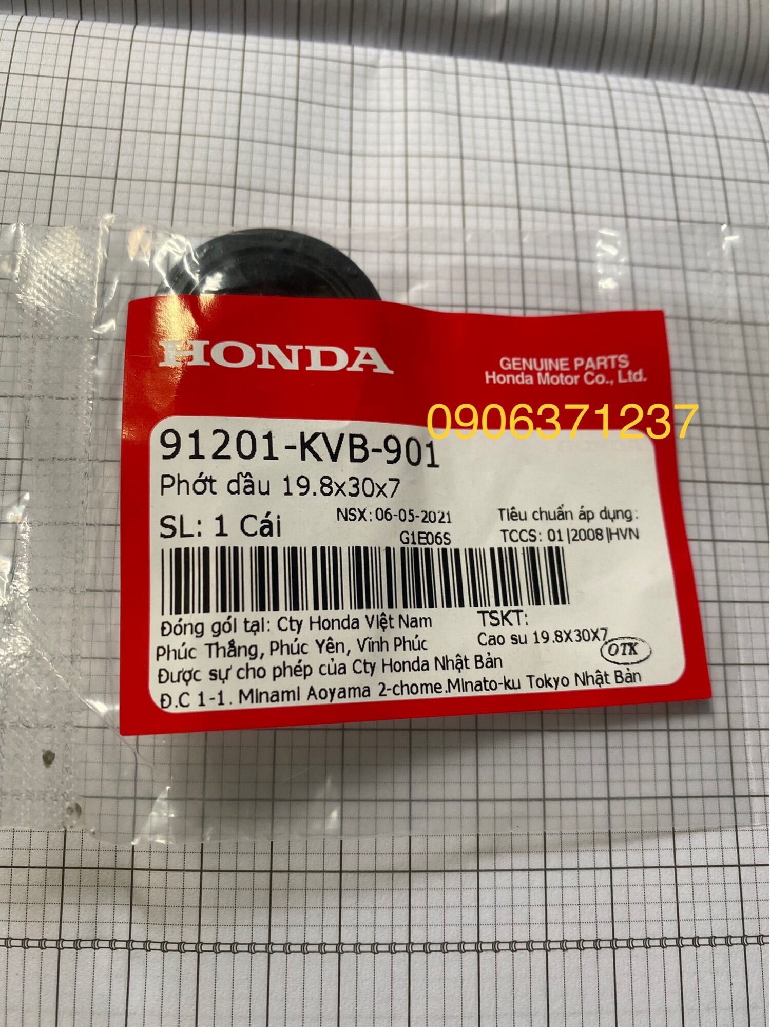 Phốt mâm lửa các dòng xe ab110/lead110… zin