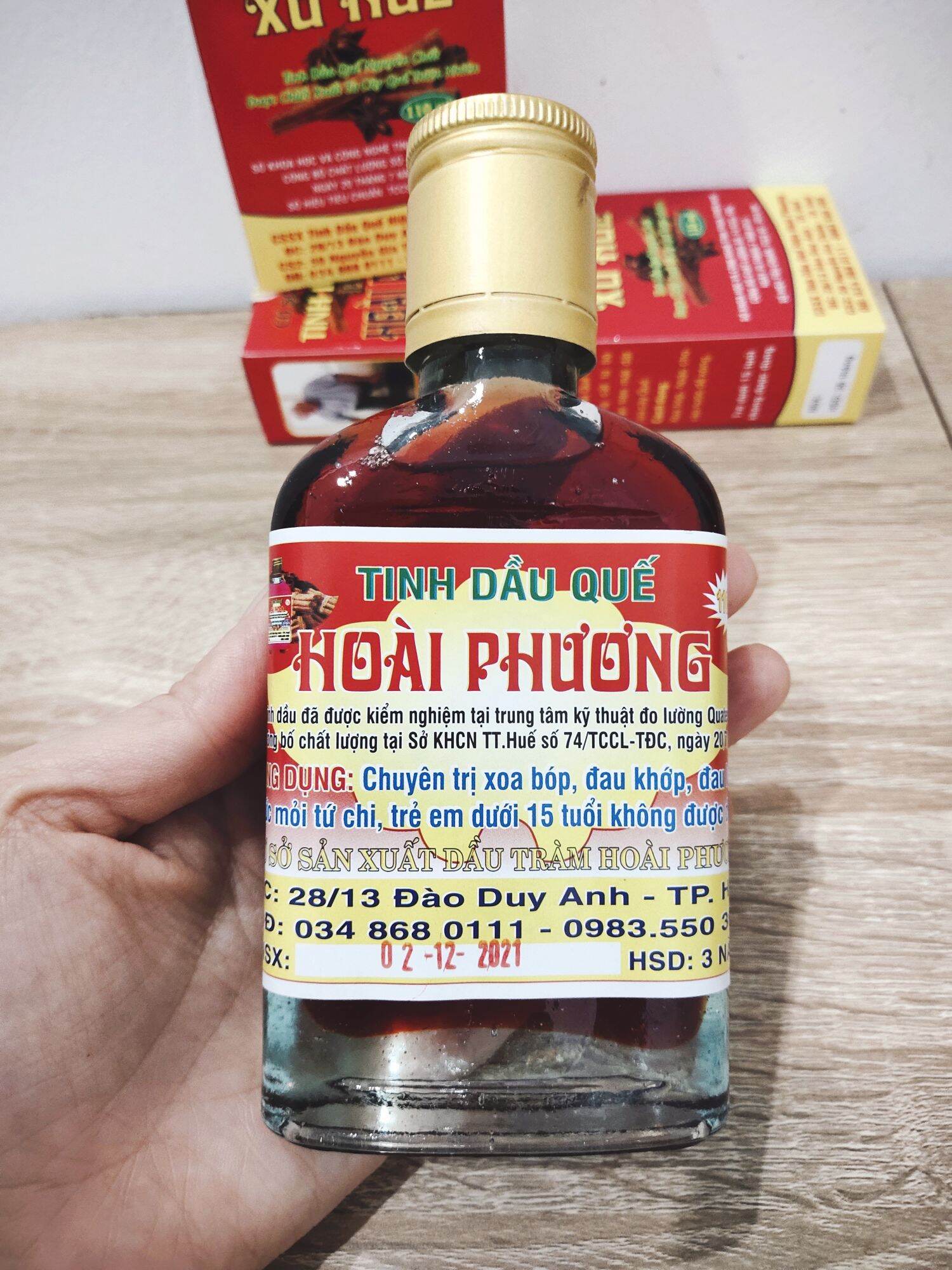 Tinh dầu QUẾ nguyên chất Hoài Phương 100ml