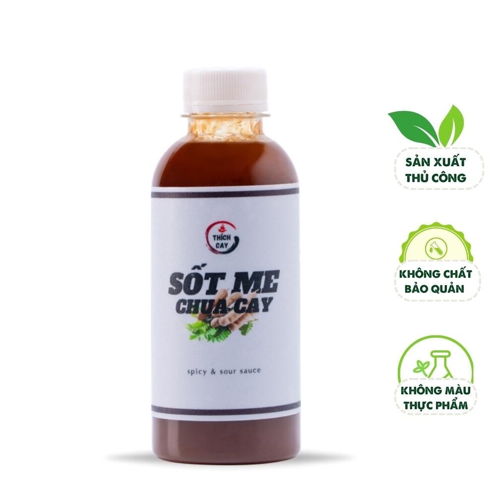 Sốt me chua cay thích cay - chai 250ml