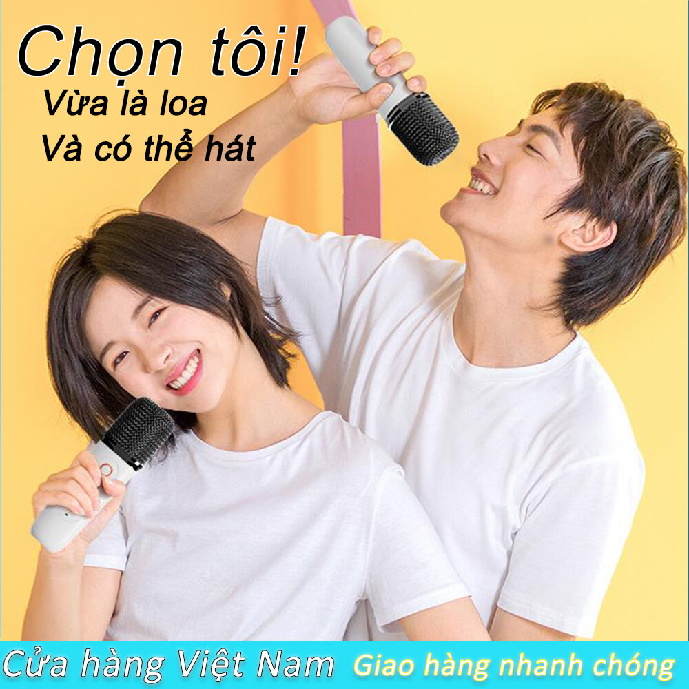 Mini karaoke Bluetooth speaker with wireless mic, wireless mic, wireless icro, support sound effects, loud speaker power, ultra bass, 5W power, bluetooth karaoke speaker, Bluetooth Mini speaker, mini karaoke speaker