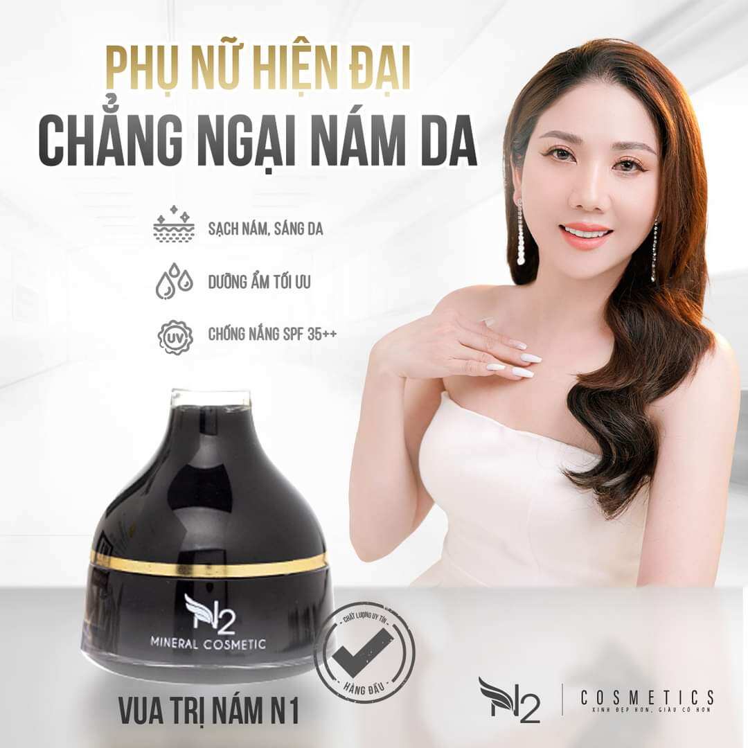 Kem n2 cosmetic vua nám tàn nhang đồi mồi n1 18g