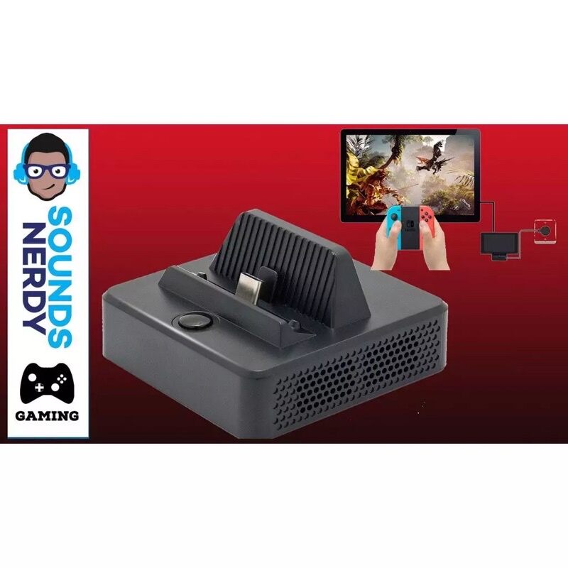 dock xuất hình nintendo switch Oled v1 v2 video output dock hãng Dobe Nintendo Switch