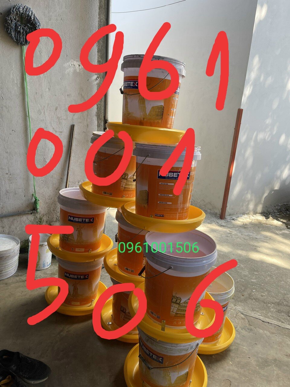 Máng xô sơn có lắp