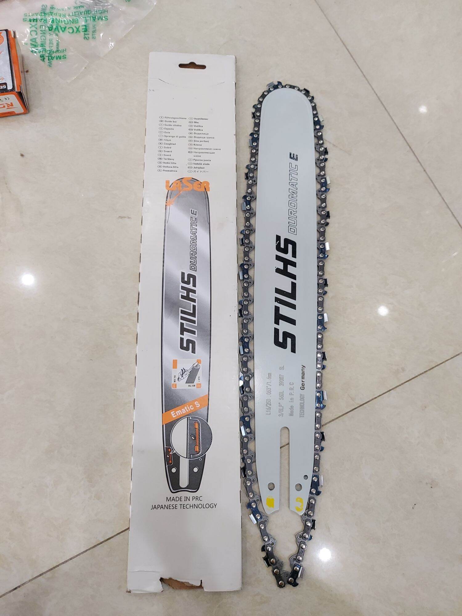 Lam 45cm lắp máy 250 stilhs+ 27.5 mắt xích mitsu mini chọn bộ cho máy cưa 250 ảnh thật